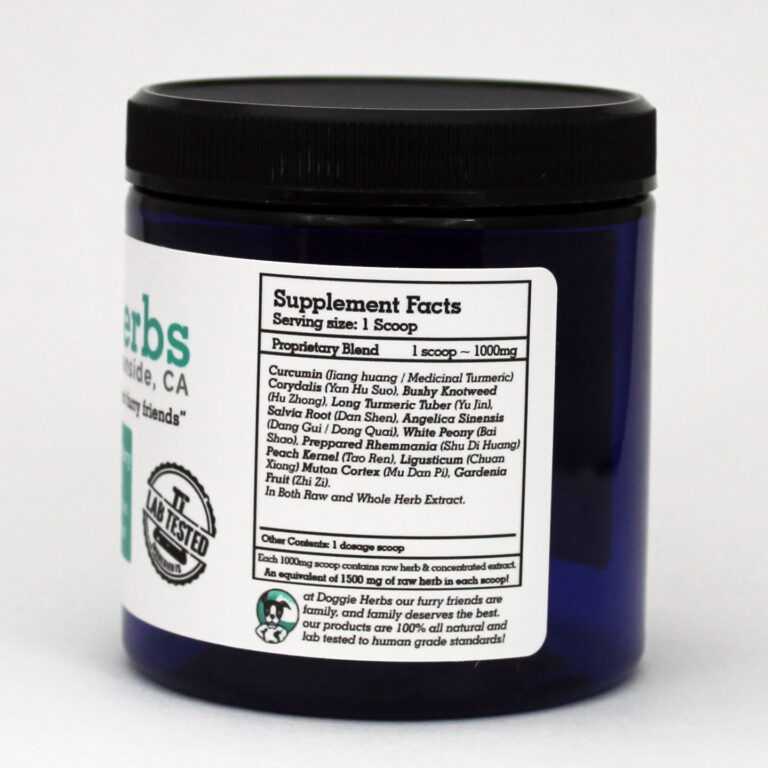 Herbal Anti Inflammatory For Dogs Natural Pain Relief and Inflammation Remedy